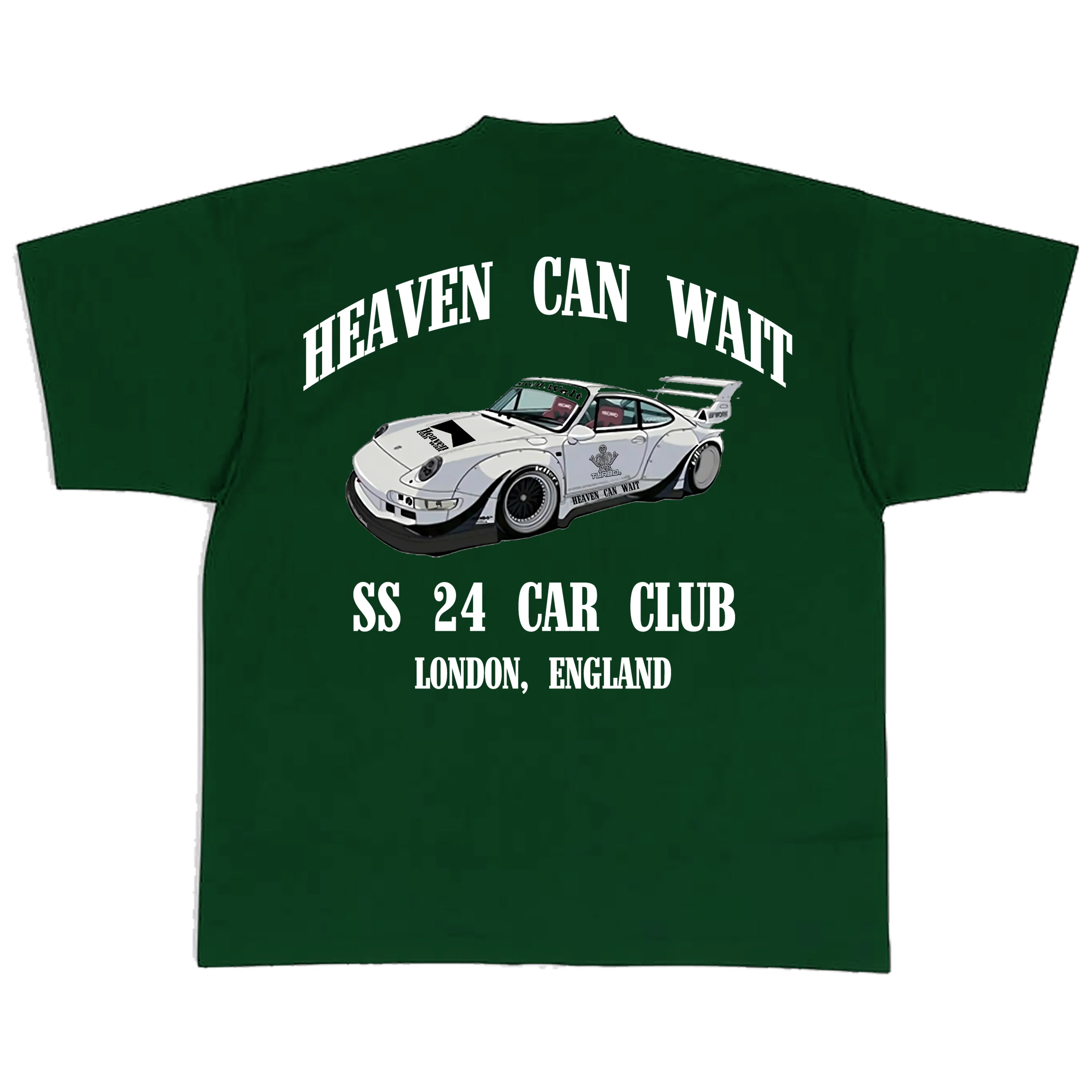 CAR CLUB TEE (RACING GREEN) - Image 3