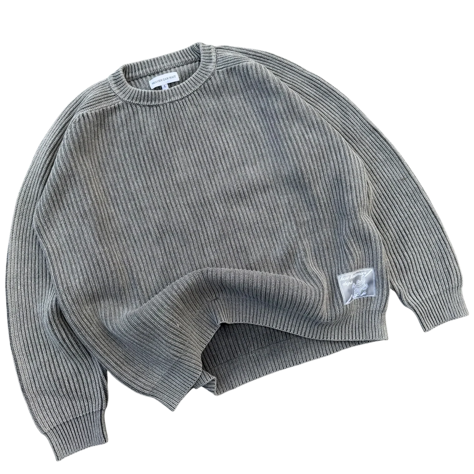 FISHERMAN KNIT (GREY) - Image 2