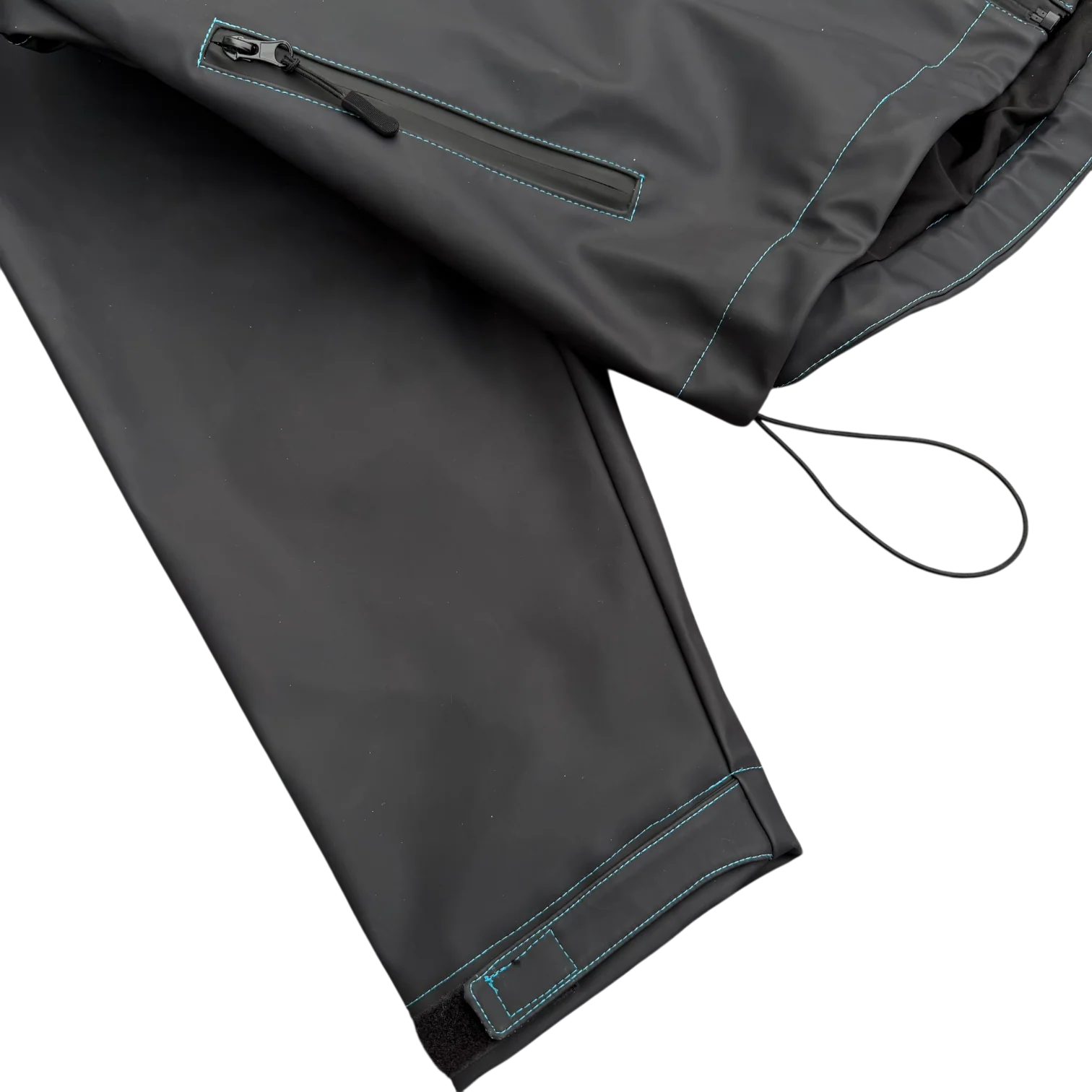 HEAT REACTIVE SKI JACKET (BLACK/BLUE) - Image 5