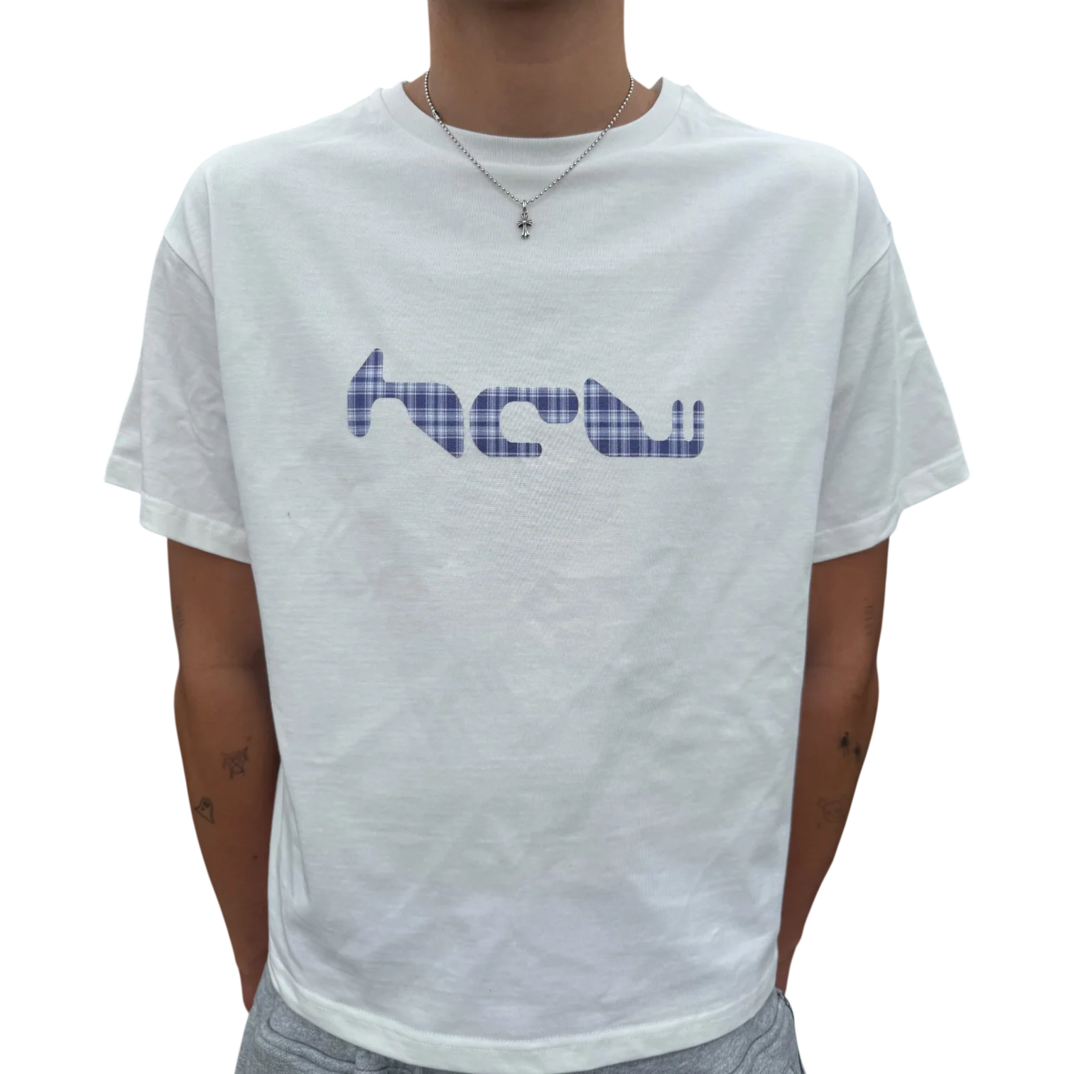 LOGO TEE (PLAID) - Image 2