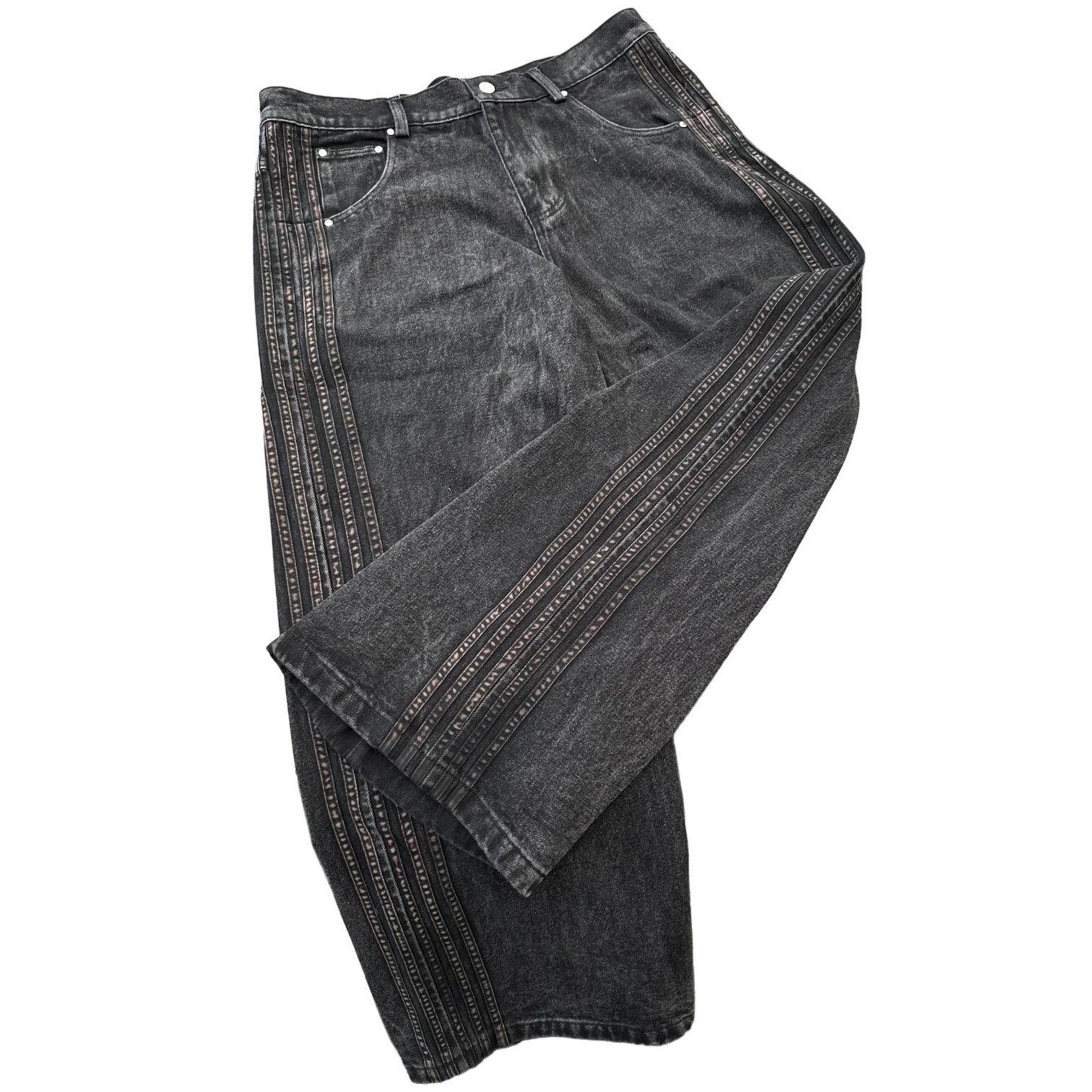 TRACK JEANS (BLACK/BLACK) - Image 6
