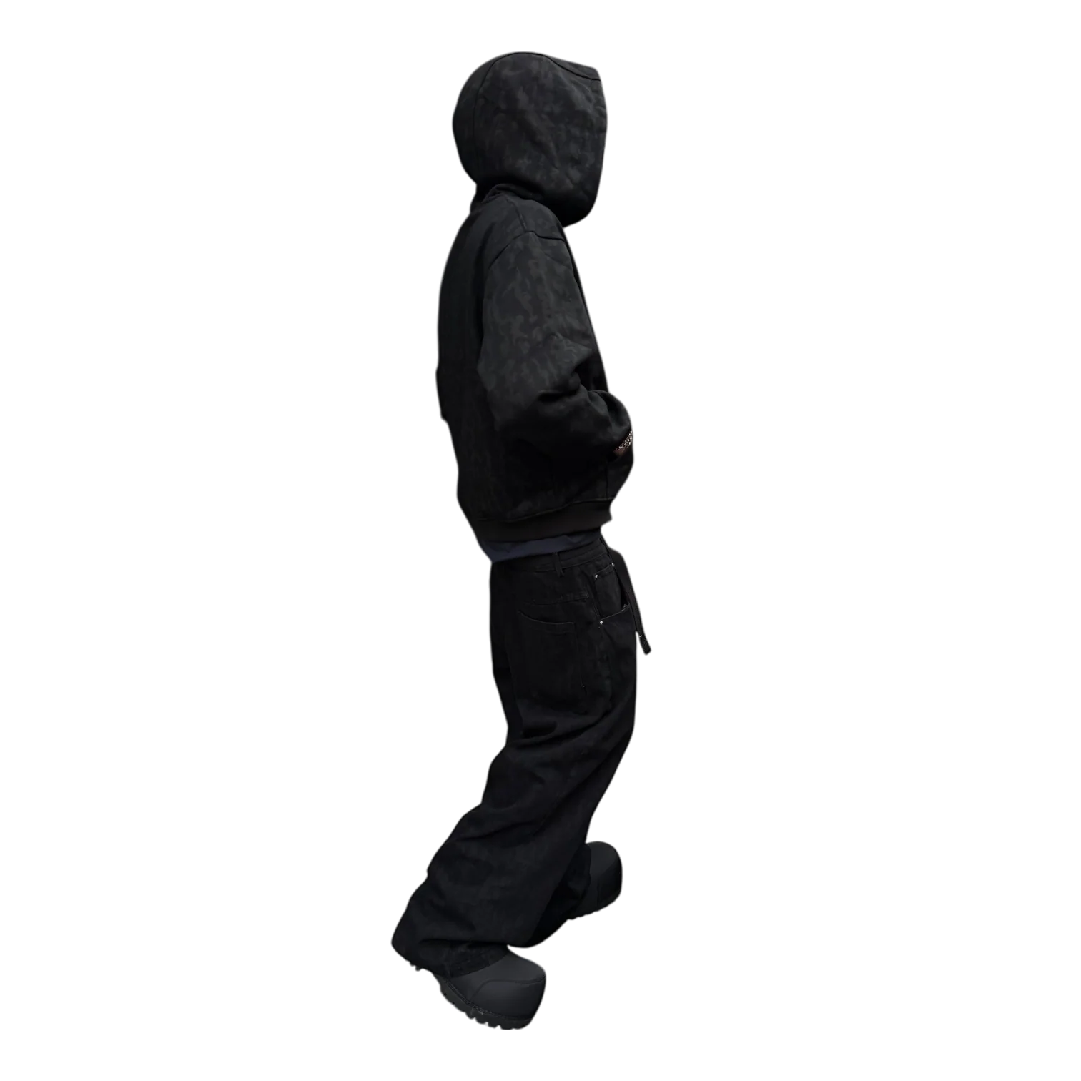V2 NIGHT CAMO HOODIE - Image 7