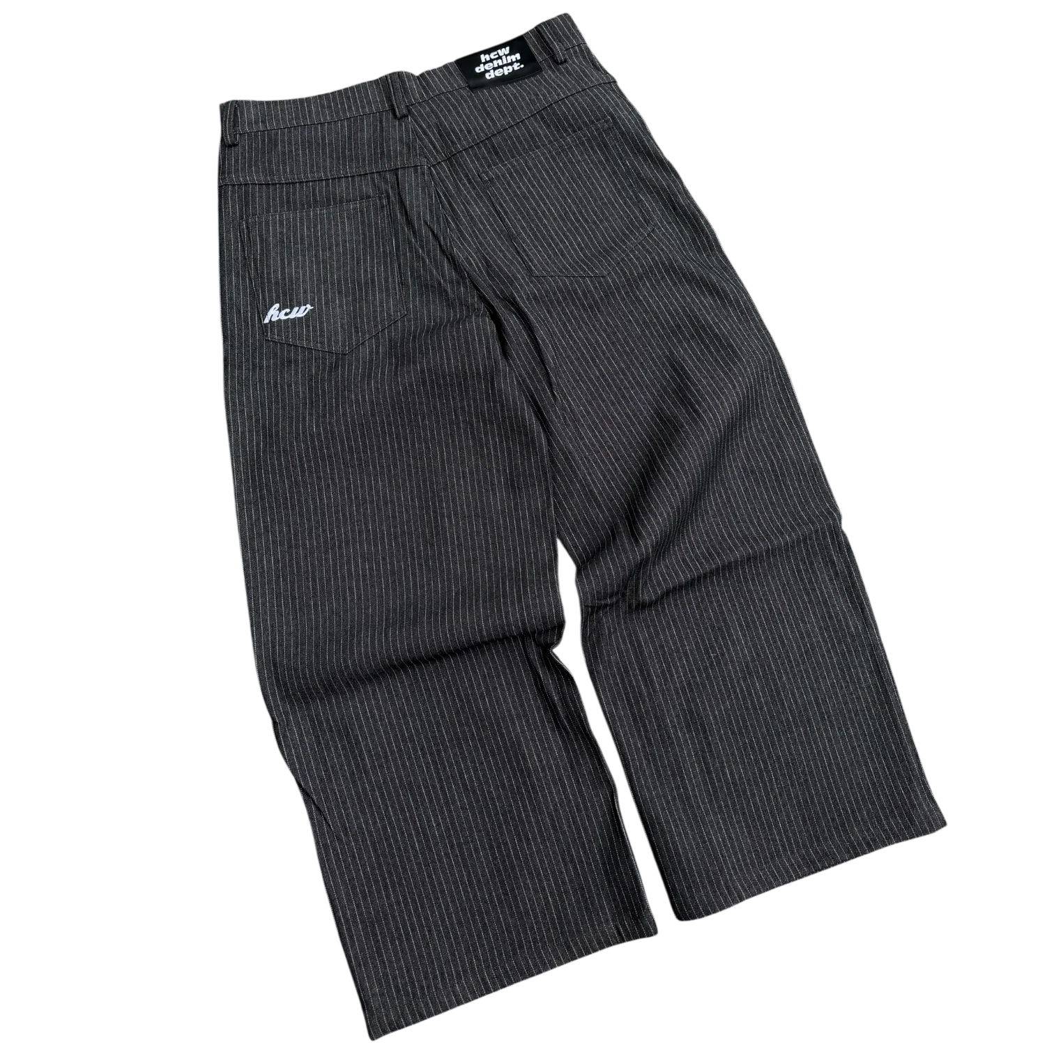 PIN STRIPE DENIM (BLACK) - Image 4