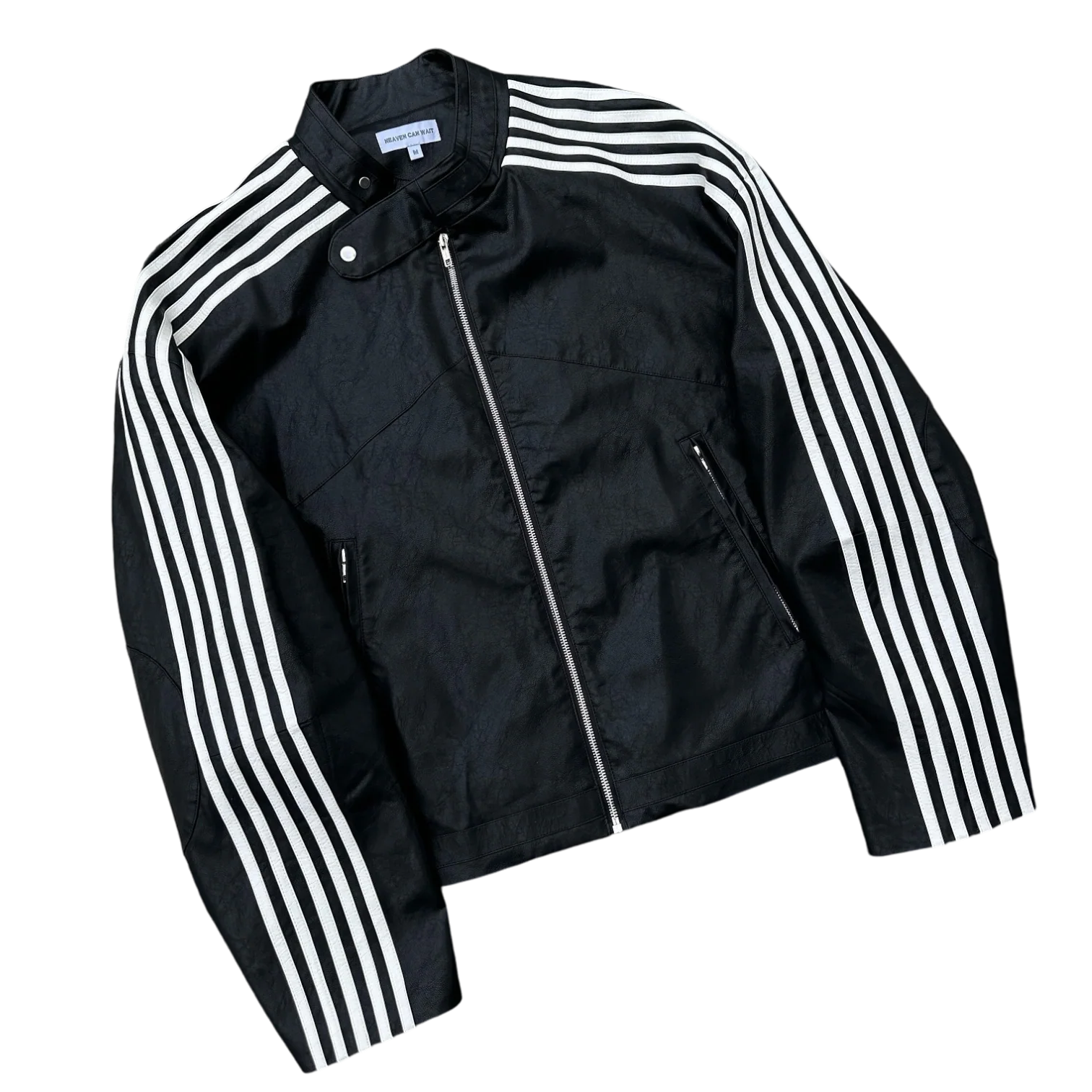 RACING JACKET (BLACK/WHITE) - Image 4
