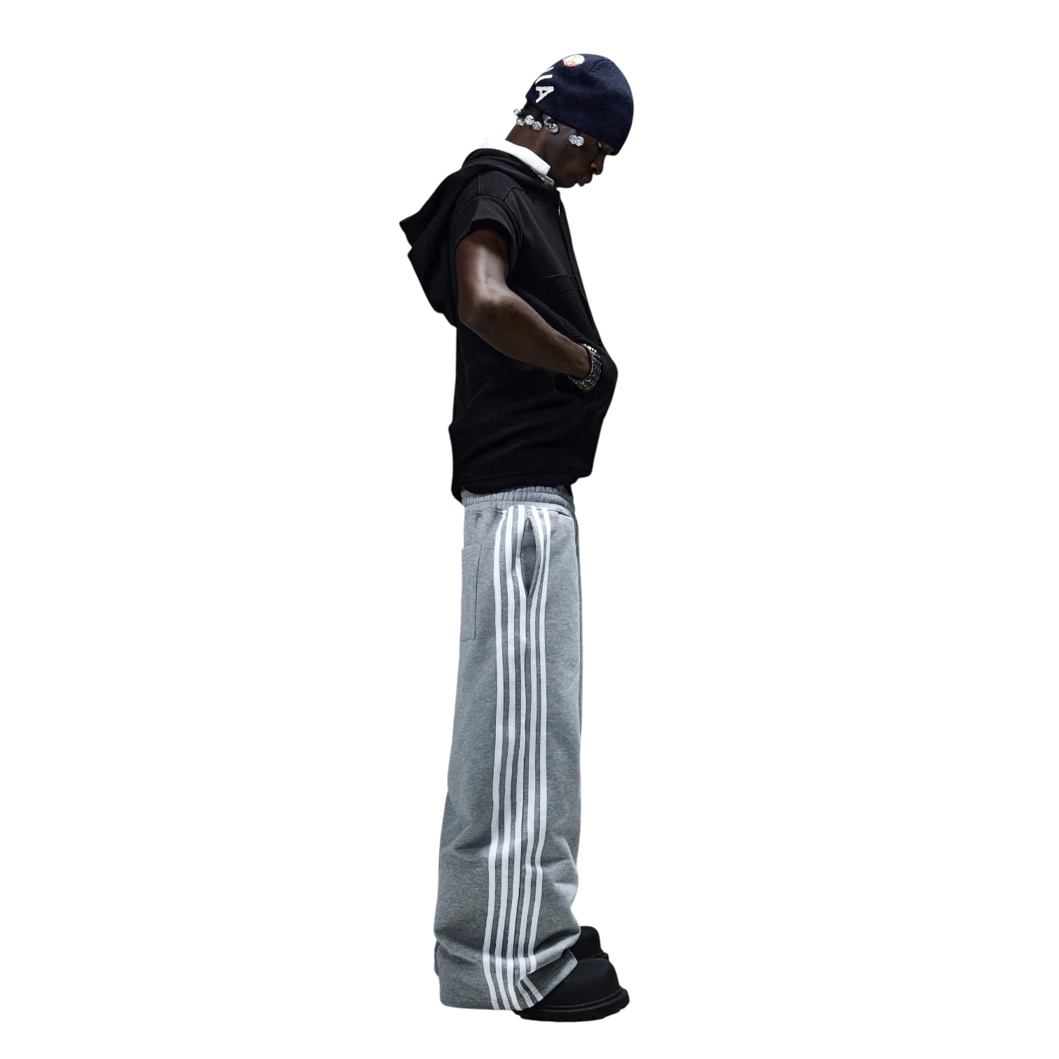 V2 SPIKE BOTTOMS (GREY/WHITE) - Image 7