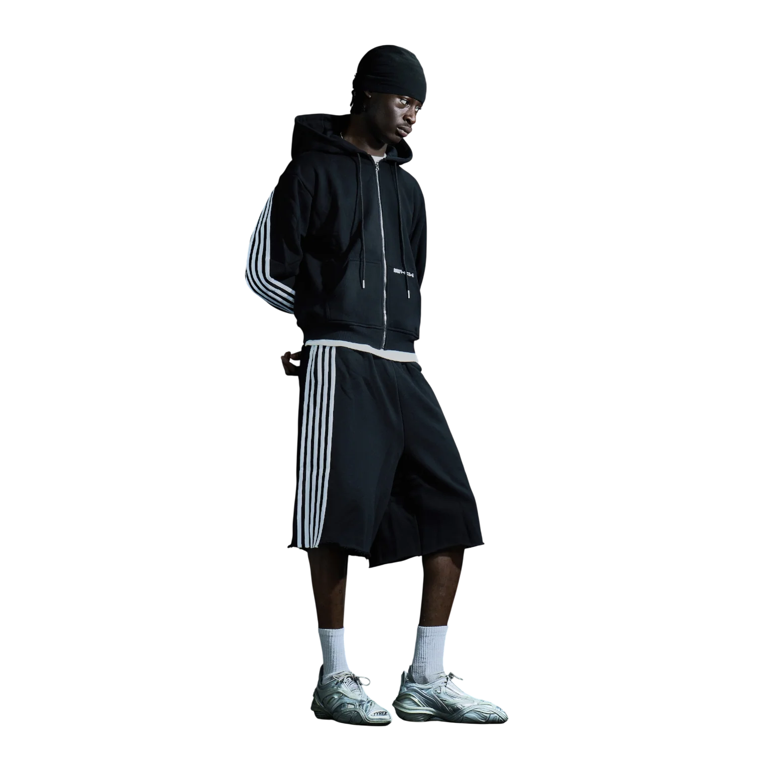 SPIKE HOODIE (BLACK) - Image 2