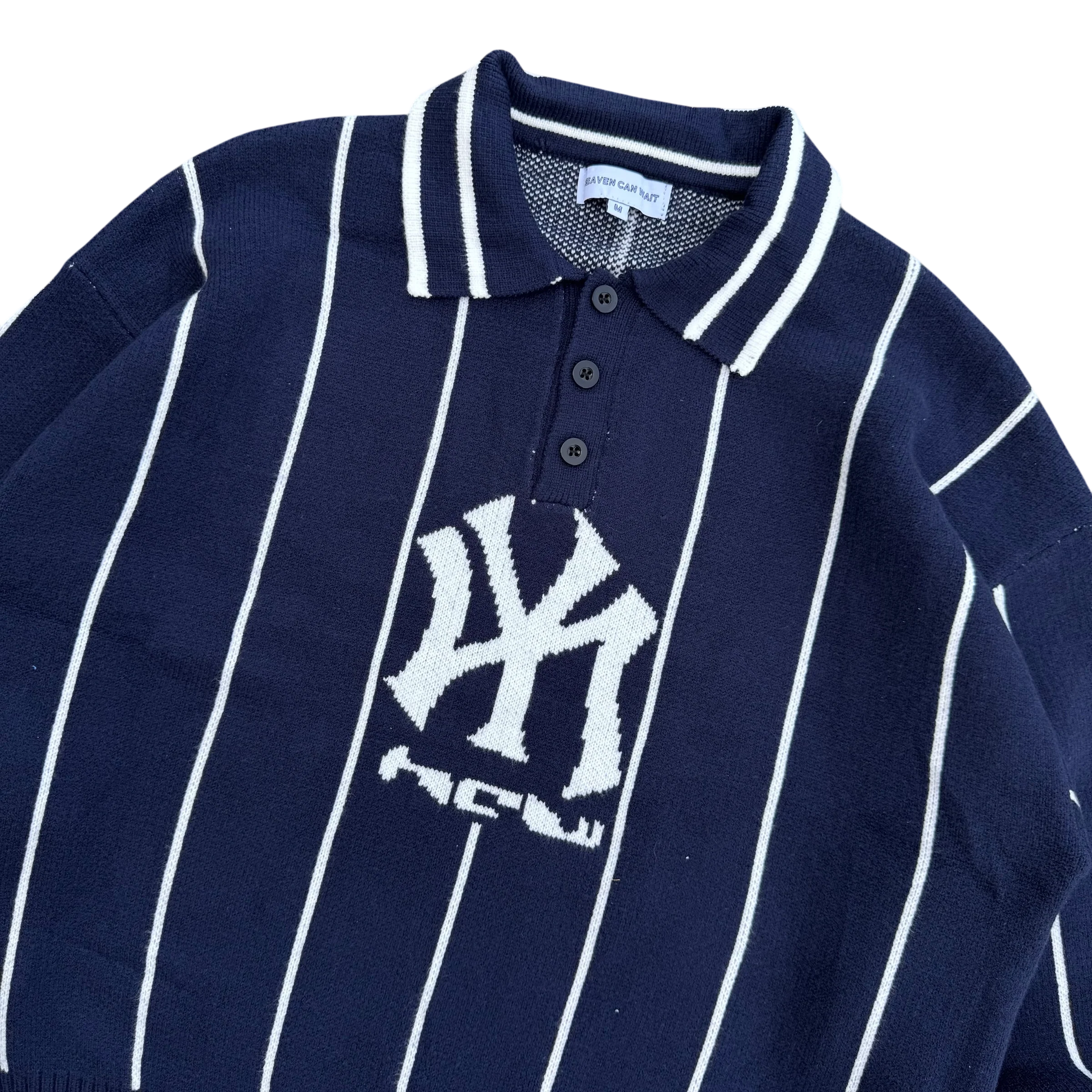 STRIPED KNIT POLO - Image 3