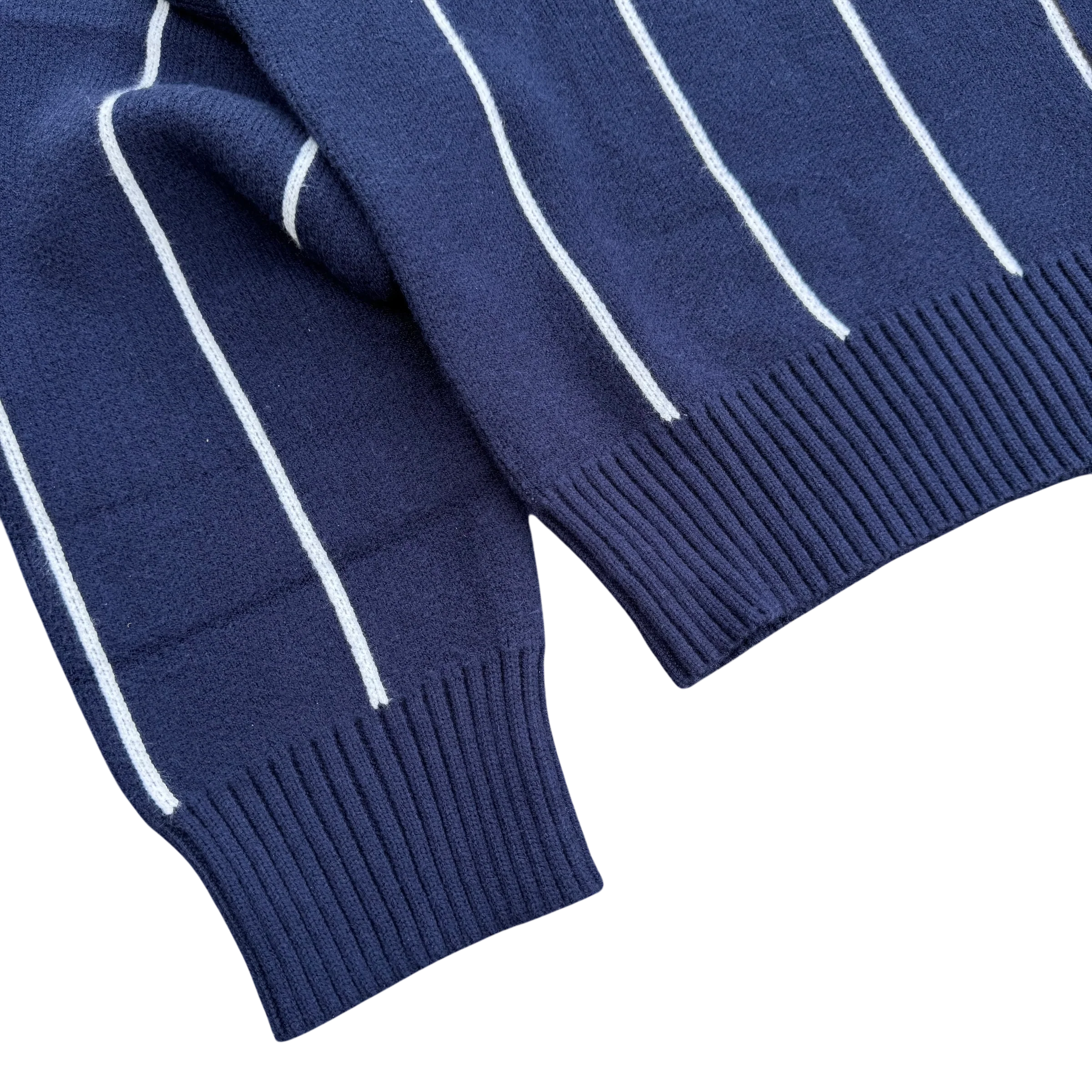 STRIPED KNIT POLO - Image 4