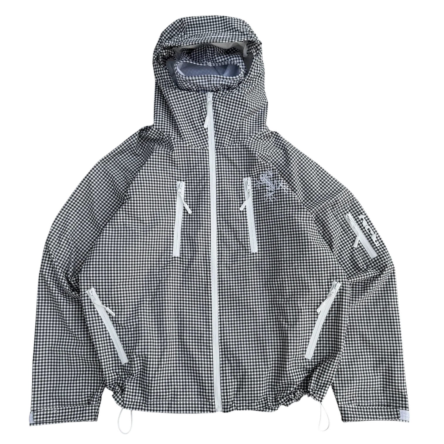 TECH JACKET (BLACK PLAID)