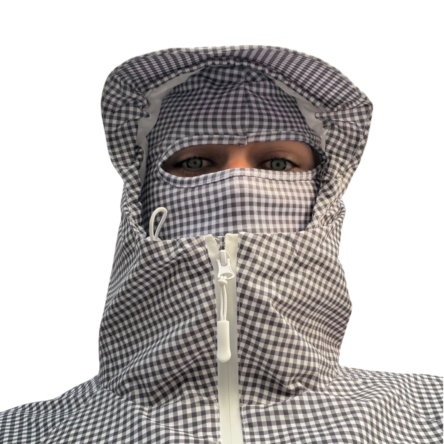 TECH JACKET (BLACK PLAID) - Image 2