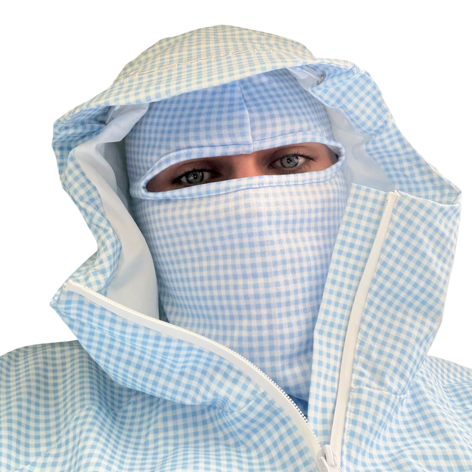 TECH JACKET (BLUE PLAID) - Image 2