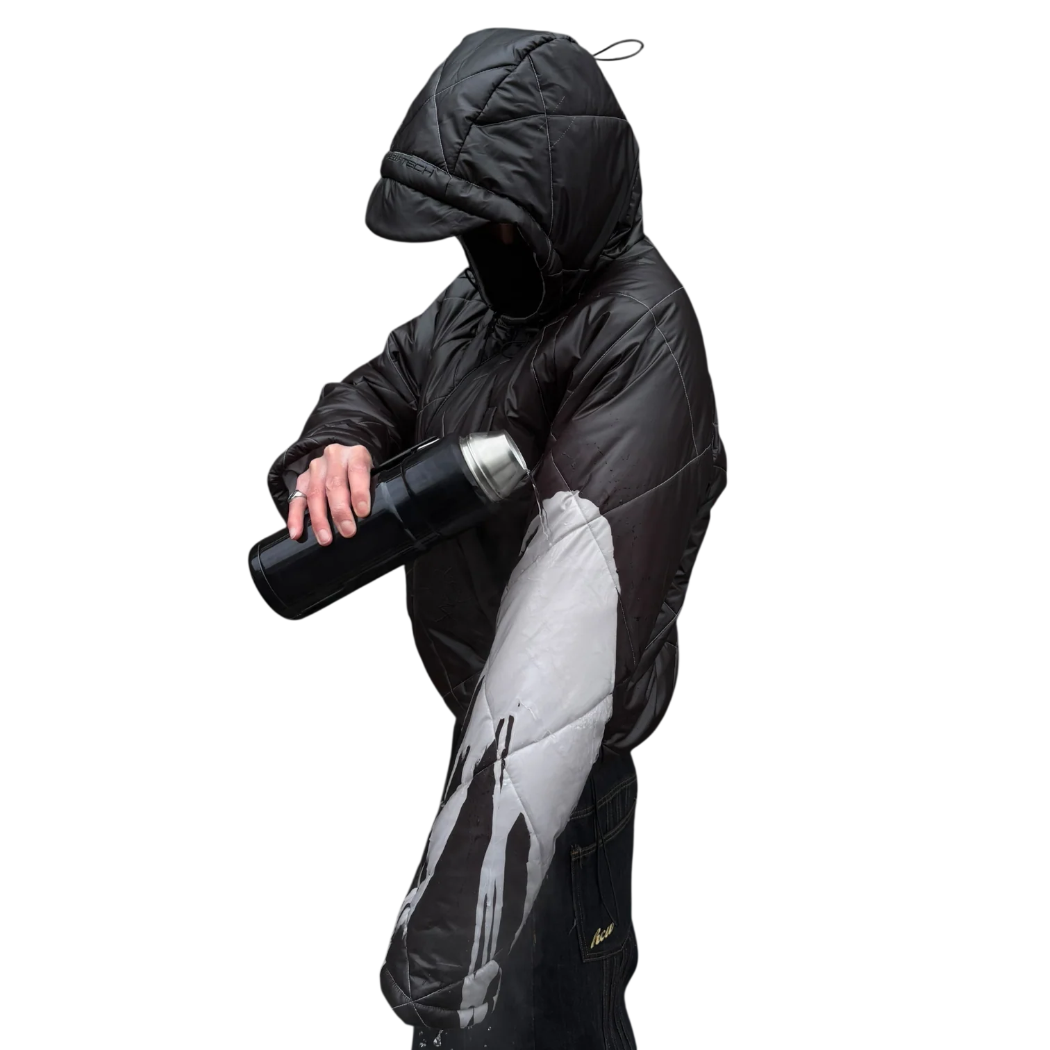TECH PUFFA (BLACK/WHITE) - Image 7
