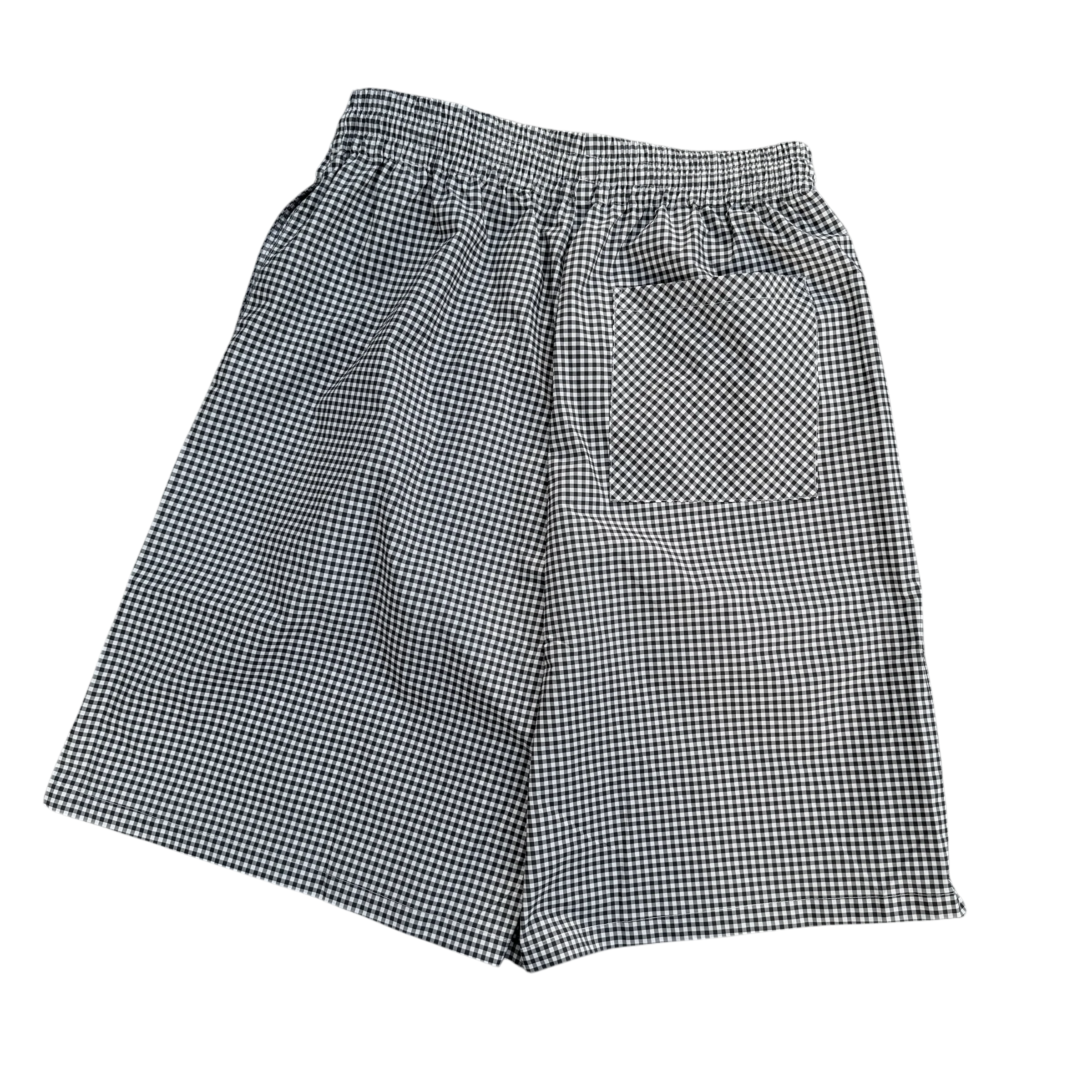 TECH SHORTS (BLACK PLAID) - Image 3