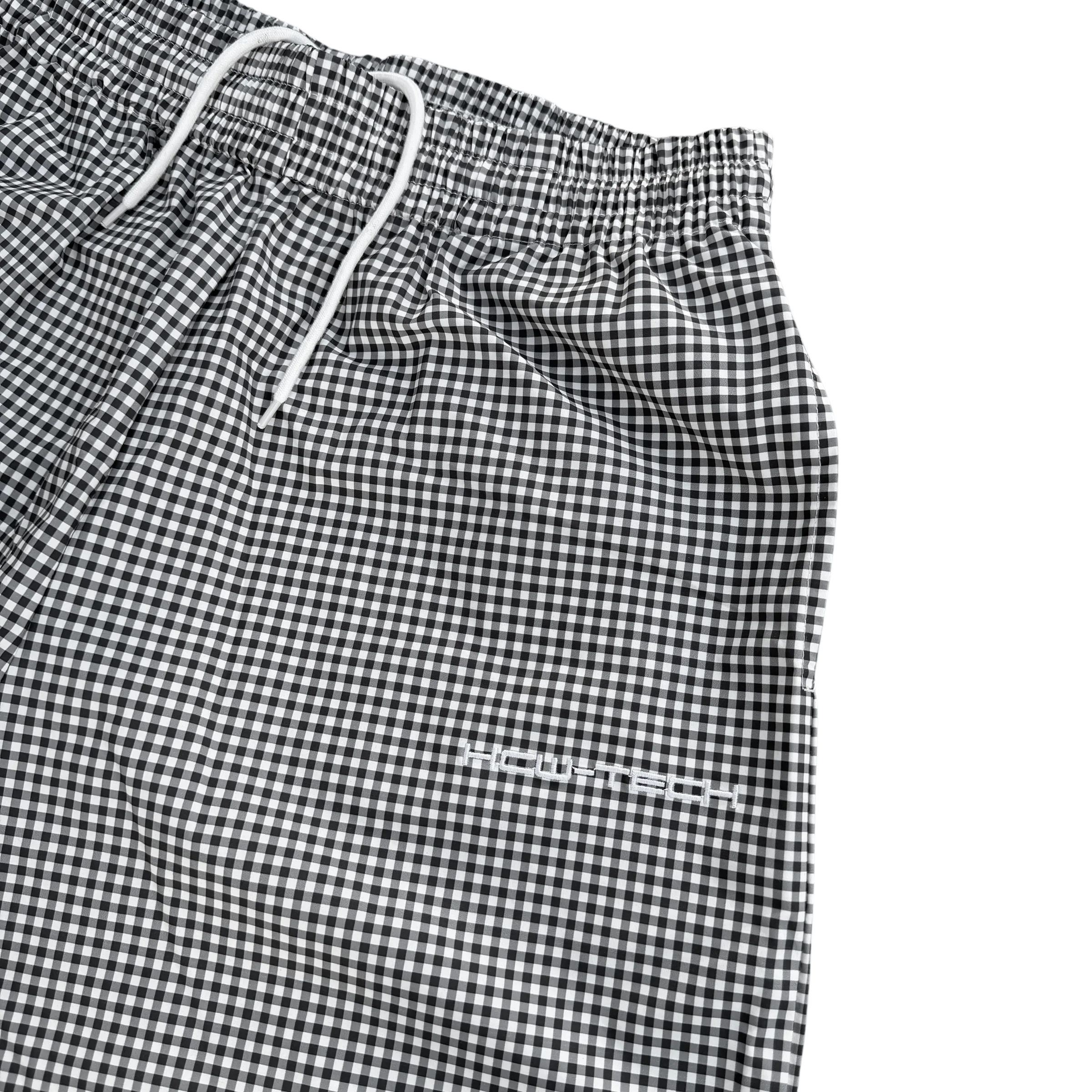 TECH SHORTS (BLACK PLAID) - Image 6