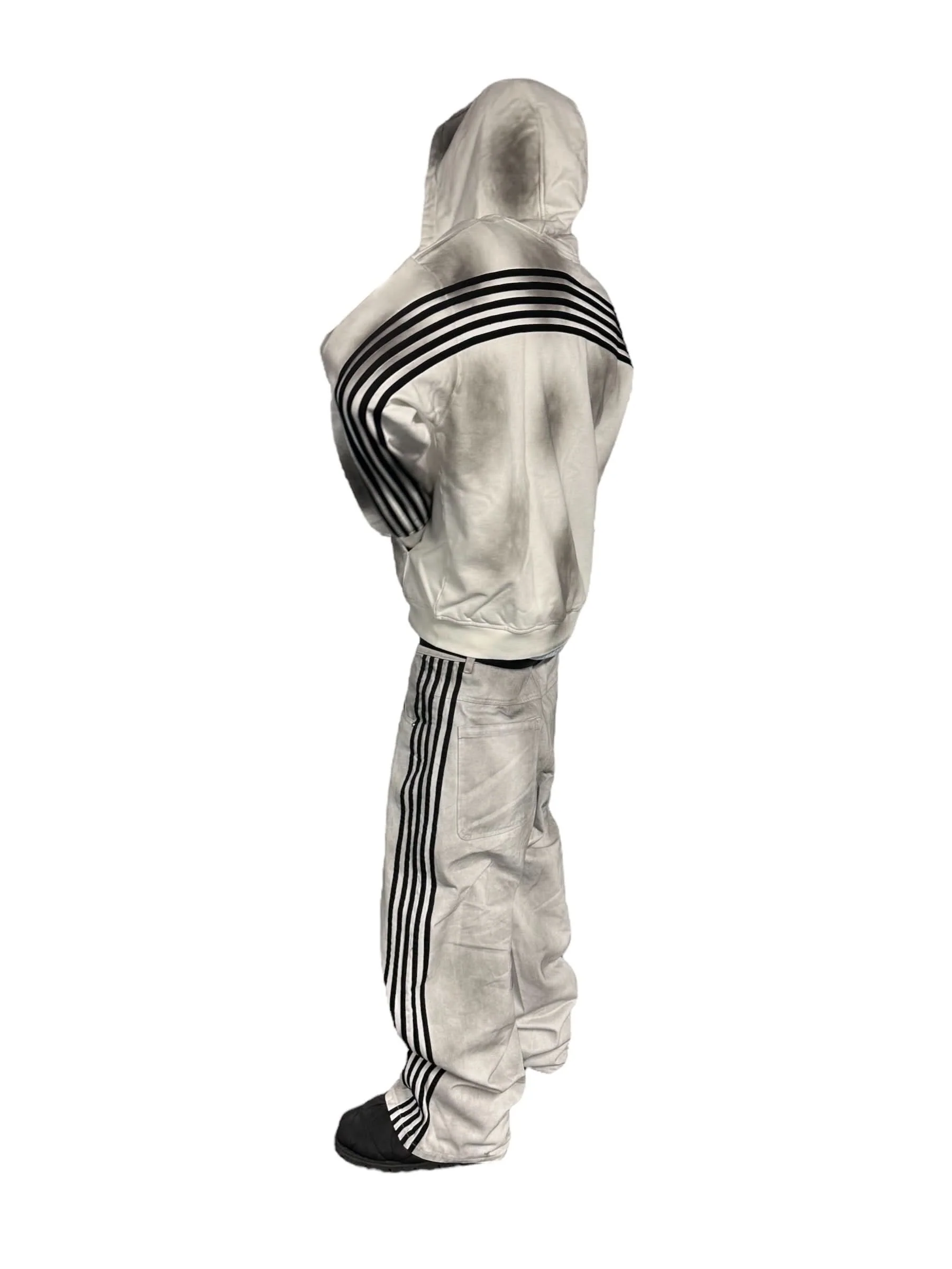 TRACK HOODIE (WHITE) - Image 8