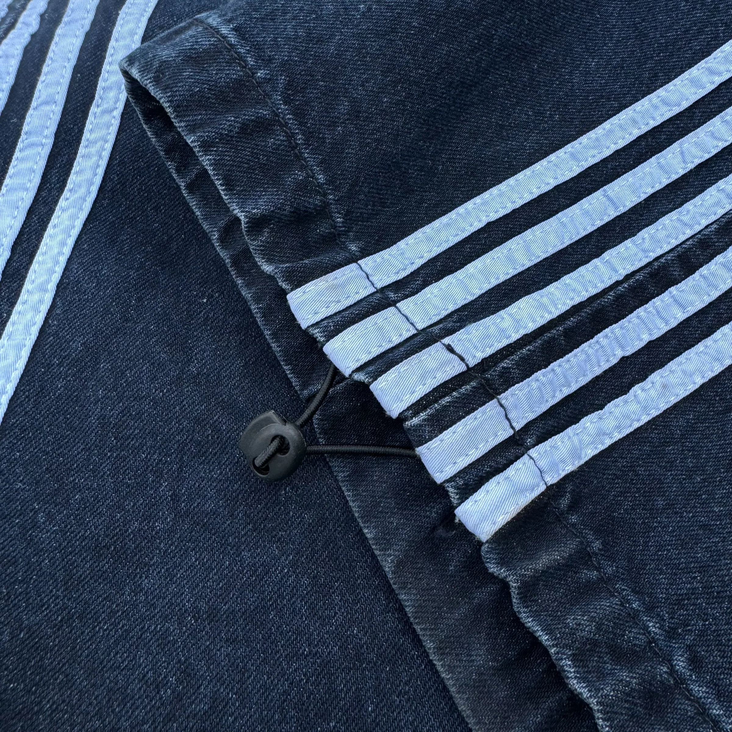 TRACK JEANS (NAVY/WHITE) - Image 5