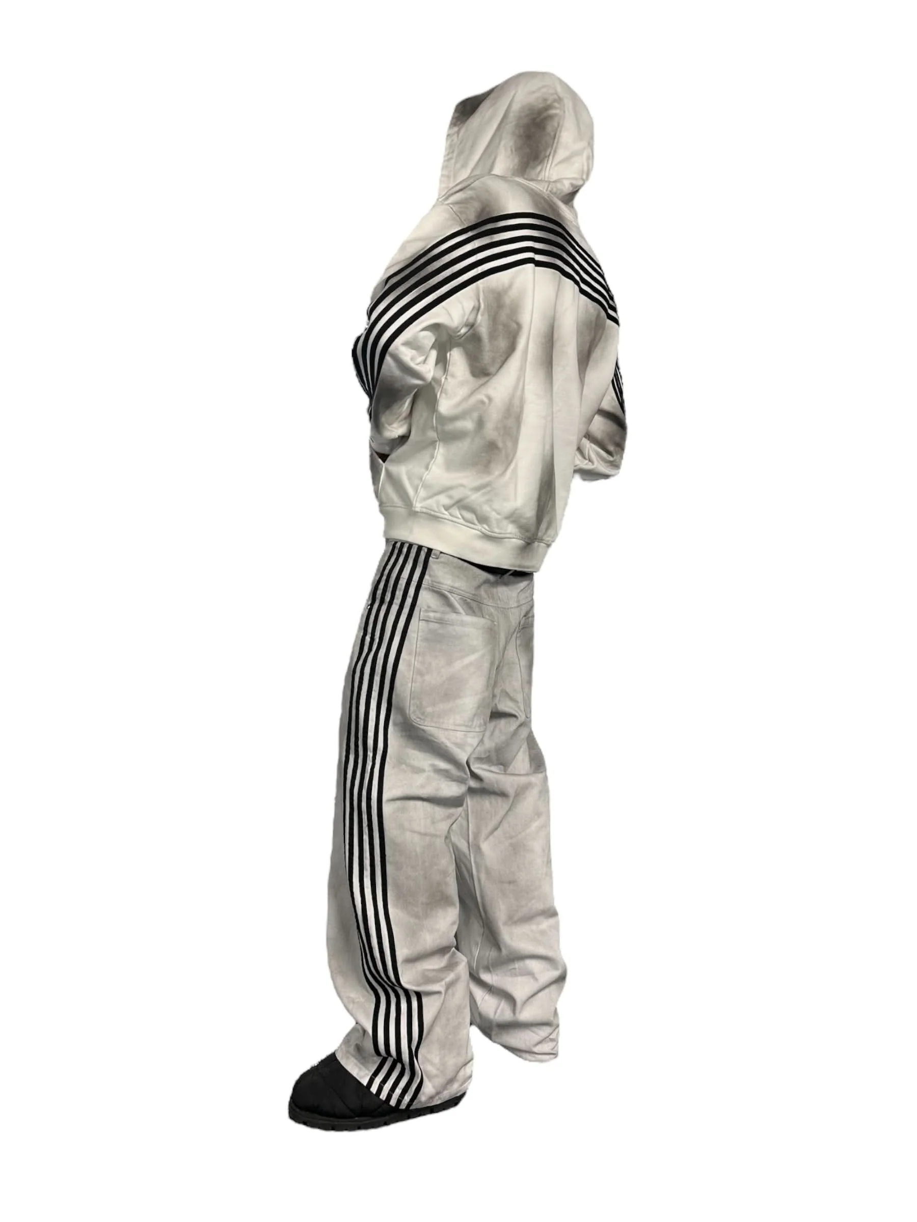 TRACK JEANS (WHITE) - Image 4