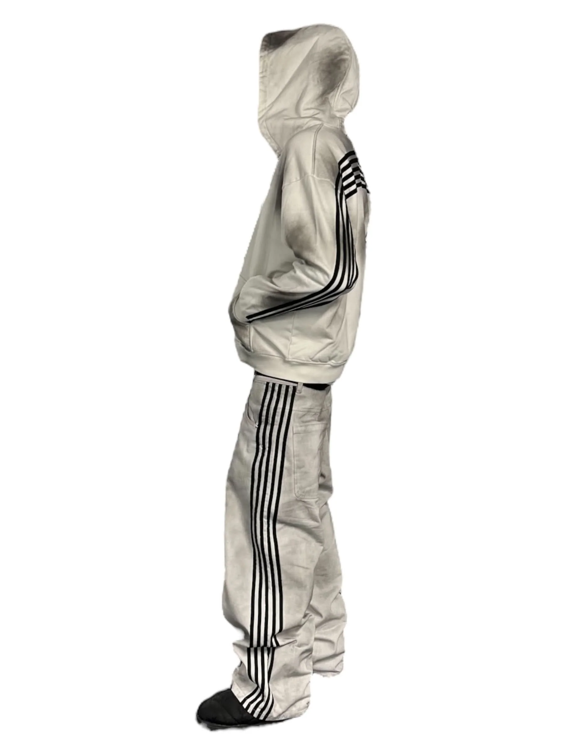 TRACK JEANS (WHITE) - Image 5