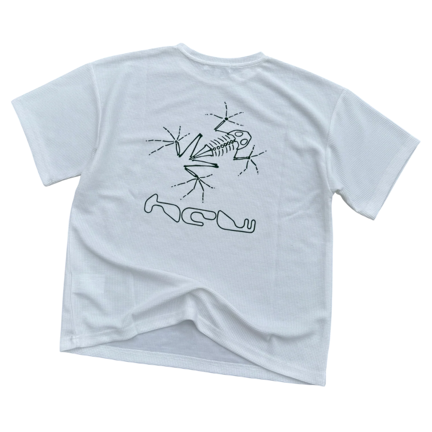 WAFFLE TEE (WHITE) - Image 4